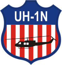 UH-1N Huey Helicopter Decal