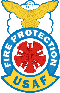 USAF Fire Protection - Chief Decal