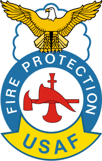 USAF Fire Protection – Firefighter Decal