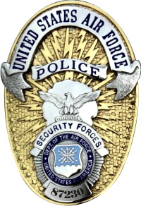 USAF Security Police Badge Decal