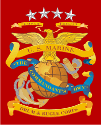 USMC Drum and Bugle Corps Decal