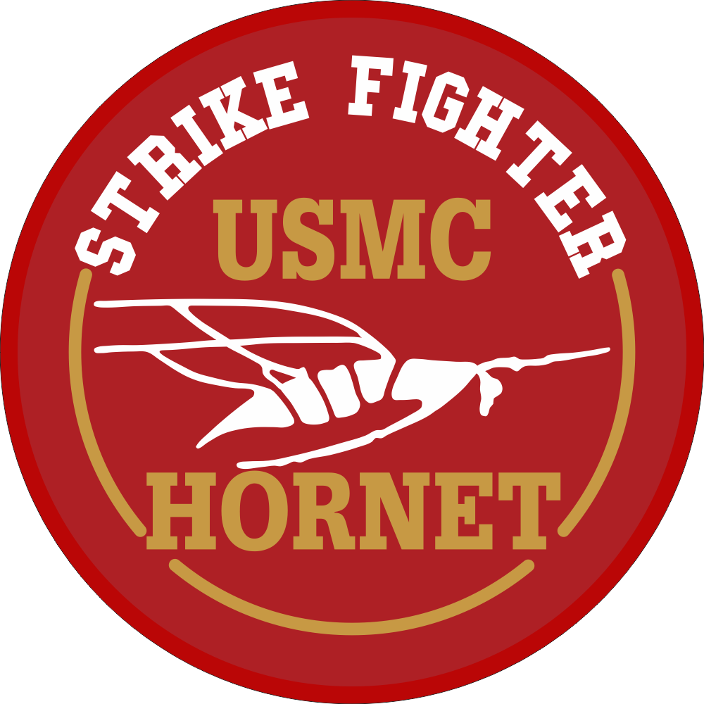 USMC Hornet Strike Fighter Decal