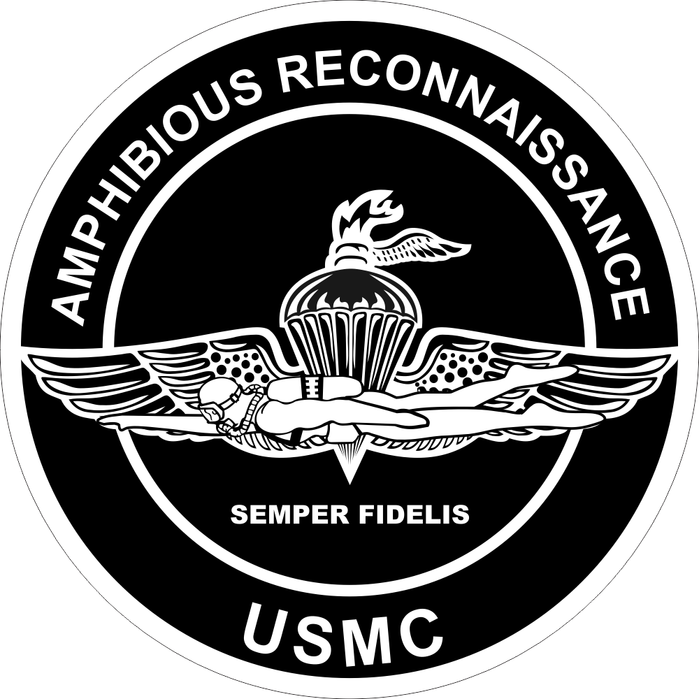 USMC Amphib Recon Semper Fi Decal