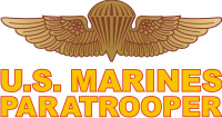 USMC Paratrooper Decal