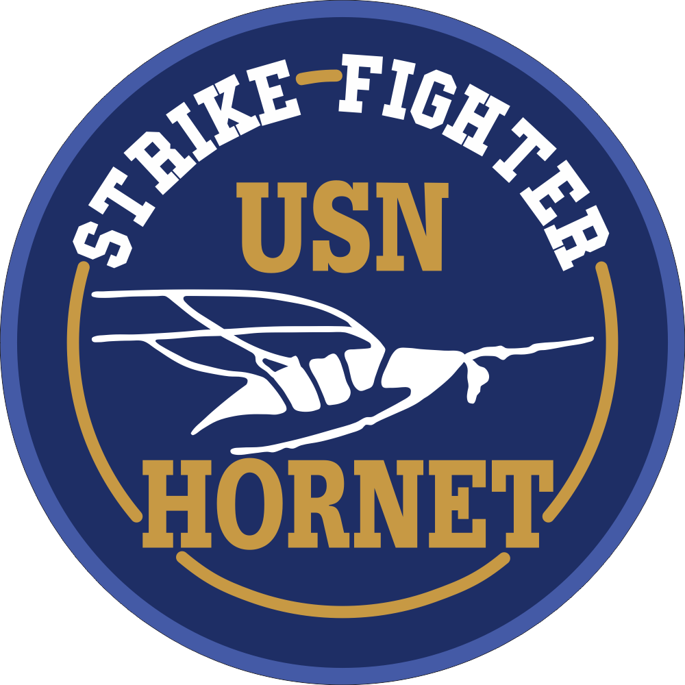 USN Hornet Strike Fighter Decal