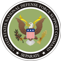 U.S. National Defense Force Support Command (Separate) Decal