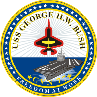 USS George H W Bush CVN-77 Decal