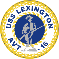 USS Lexington AVT-16 Decal