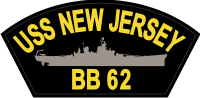 USS New Jersey BB-62 Decal