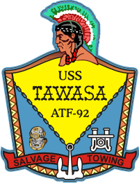USS Tawasa ATF-92 Decal