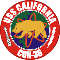 USS California CGN-36 Decal