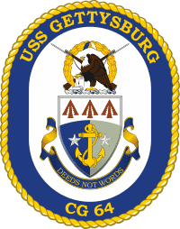 USS Gettysburg CG-64 Decal