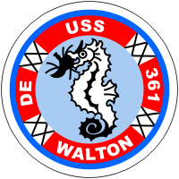 USS Walton DE-361 Decal