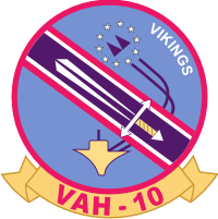 VAH-10 Heavy Attack Squadron 10 Vikings Decal