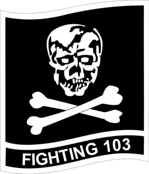 VF-103 Fighter Squadron 103 Jolly Rogers Decal