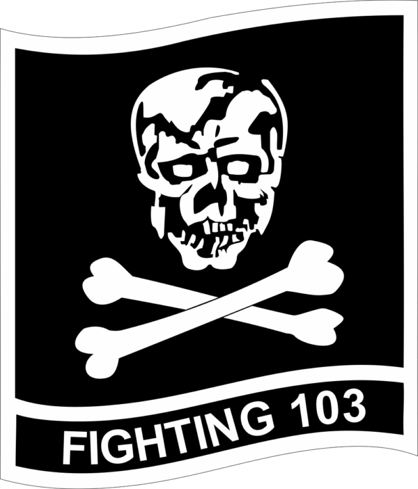 VF-103 Fighter Squadron 103 Jolly Rogers Decal