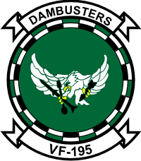 VF-195 Fighting Squadron 195 Dambusters Decal