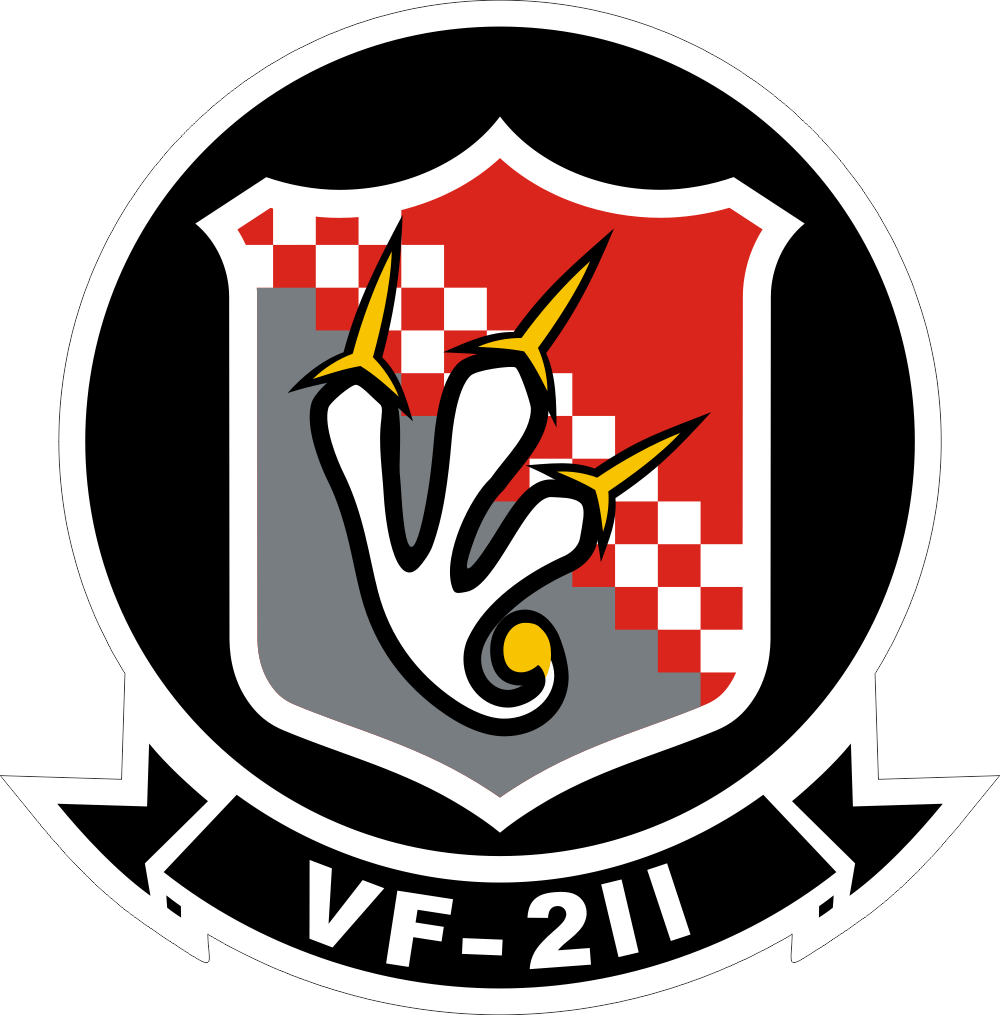VF-211 Fighter Squadron 211 Decal - Military Graphics