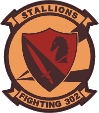 VF-302 Fighter Squadron 302 Decal