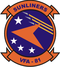 VFA-81 Strike Fighter Squadron 81 Sunliners Decal