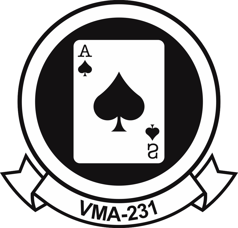 VMA-231 Marine Attack Squadron Decal