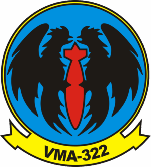 VMA-322 Marine Attack Squadron Decal
