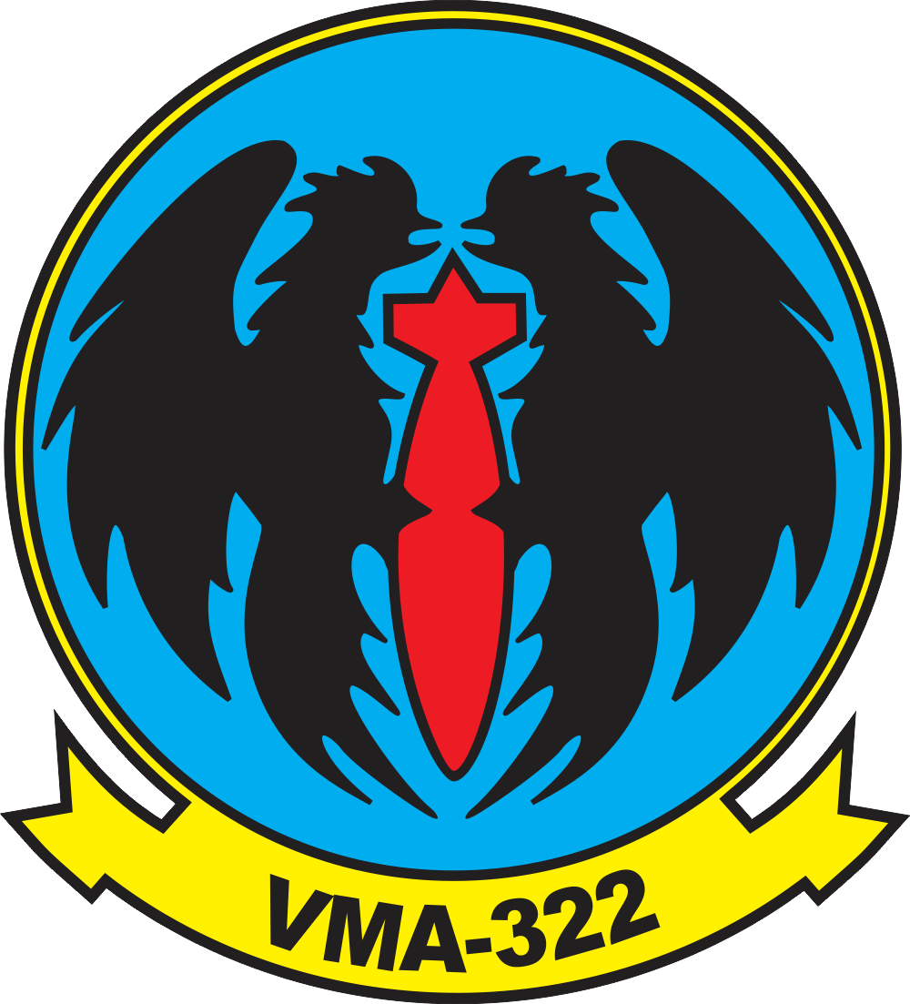 VMA-322 Marine Attack Squadron Decal