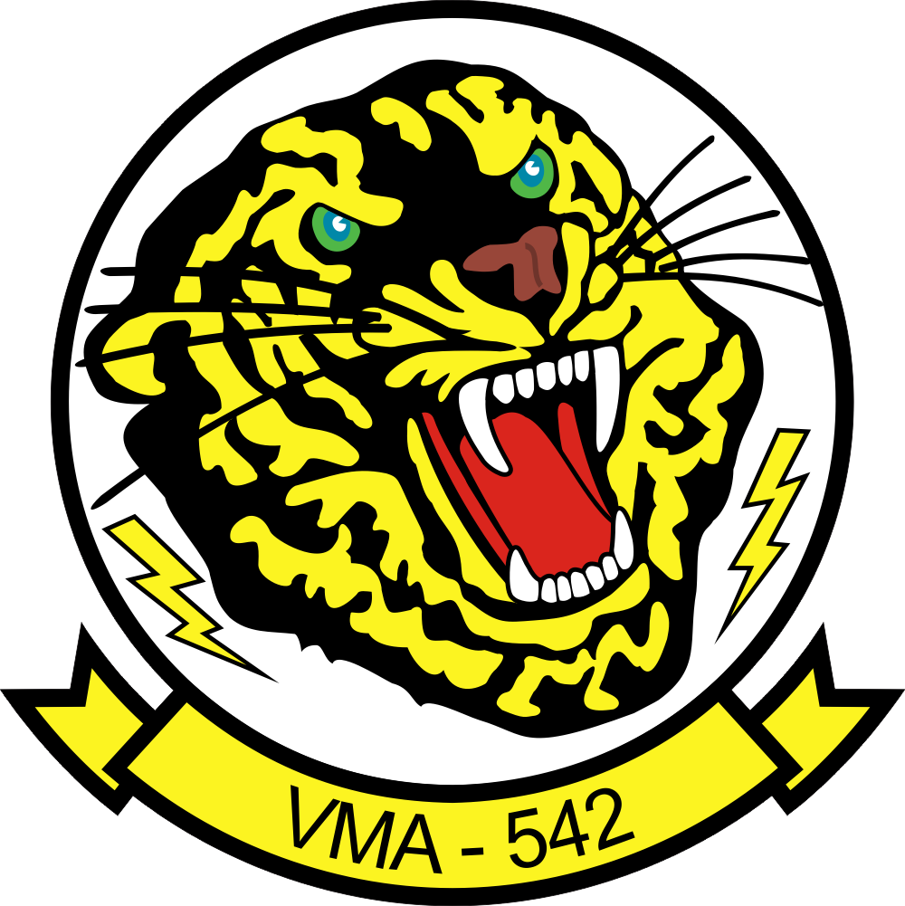 VMA-542 Marine Attack Squadron (v2) Decal