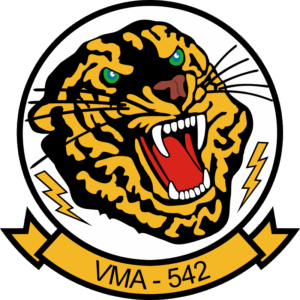 VMA-542 Marine Attack Squadron (Orange) Decal