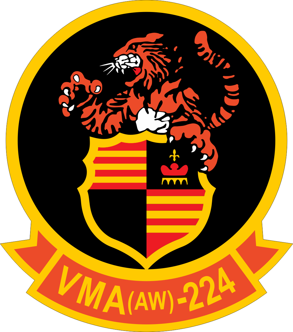 VMA(AW)-224 Marine All-Weather Attack Squadron Decal