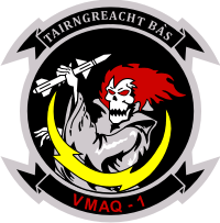 VMAQ-1 Marine Tactical Electronic Warfare Squadron Decal
