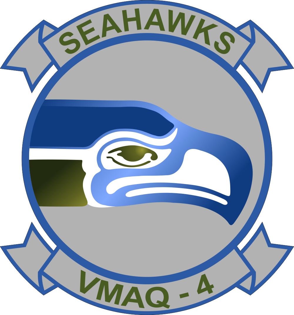 VMAQ-4 Marine Tactical Electronic Warfare Squadron Decal