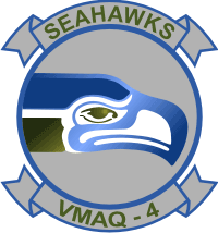 VMAQ-4 Marine Tactical Electronic Warfare Squadron Decal