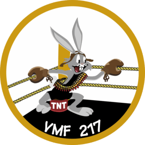 VMF-217 Marine Fighter Squadron Decal