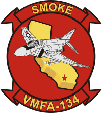VMFA-134 Marine Fighter Attack Squadron Decal