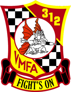 VMFA-312 Marine Fighter Attack Squadron Decal