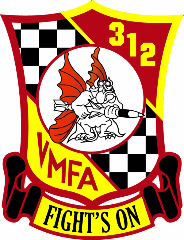 VMFA-312 Marine Fighter Attack Squadron Decal