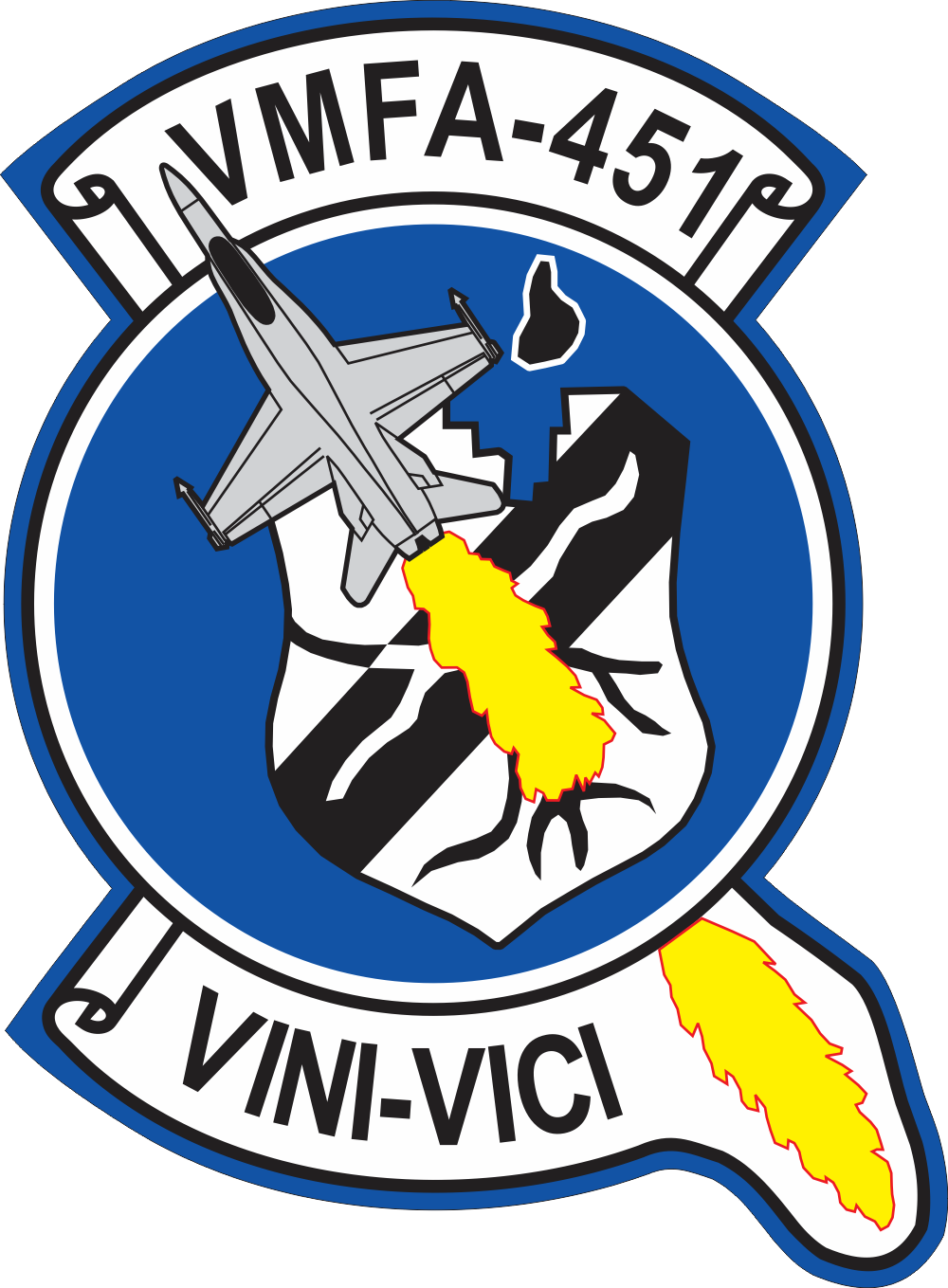 VMFA-451 Marine Fighter Attack Squadron Decal