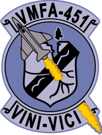 VMFA-451 Marine Fighter Attack Squadron - F4 Decal