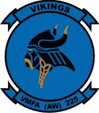 VMFA-AW-225 Marine All Weather Fighter Attack Squadron Decal