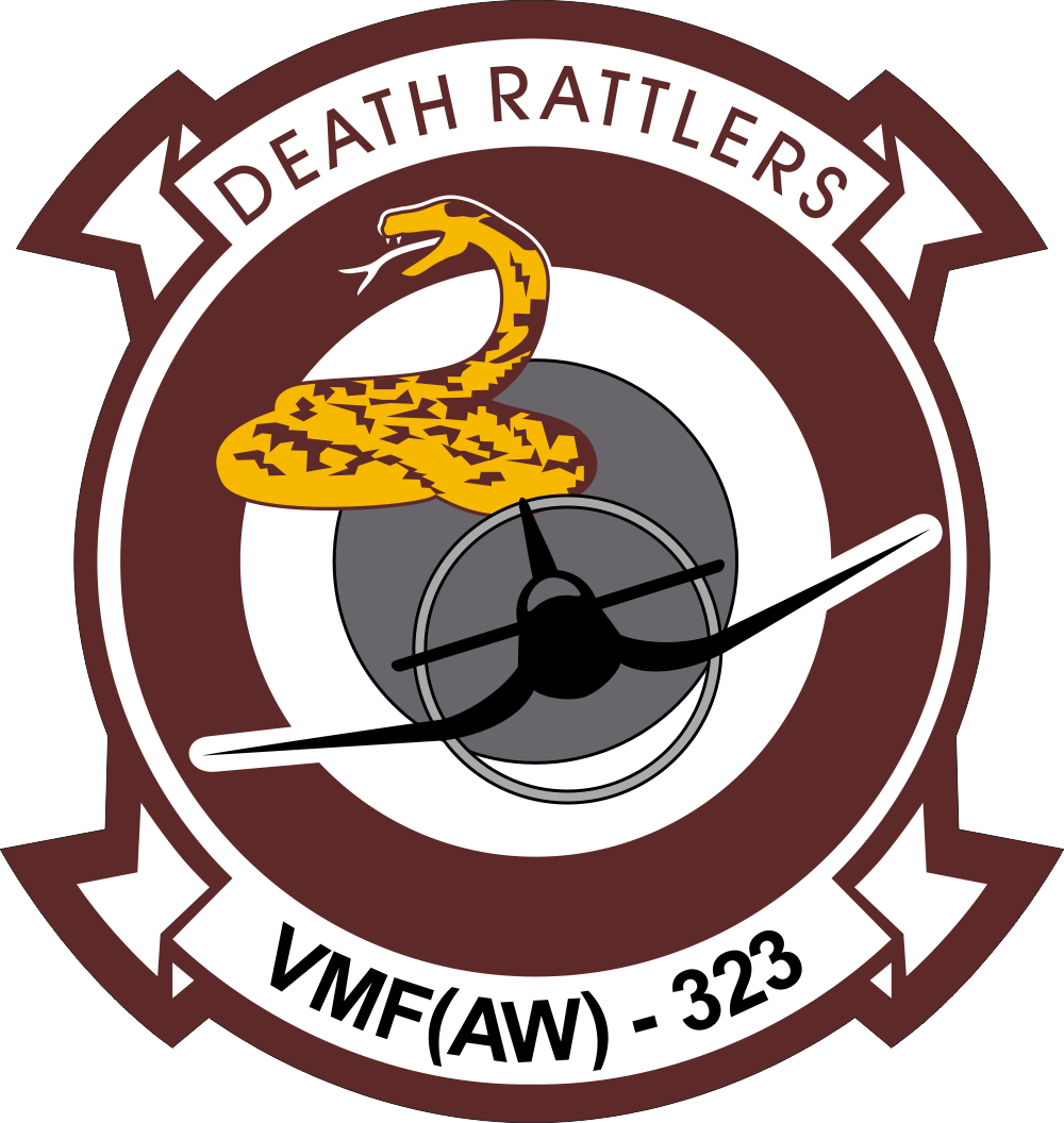 VMF(AW)-323 Marine All Weather Fighter Squadron Decal