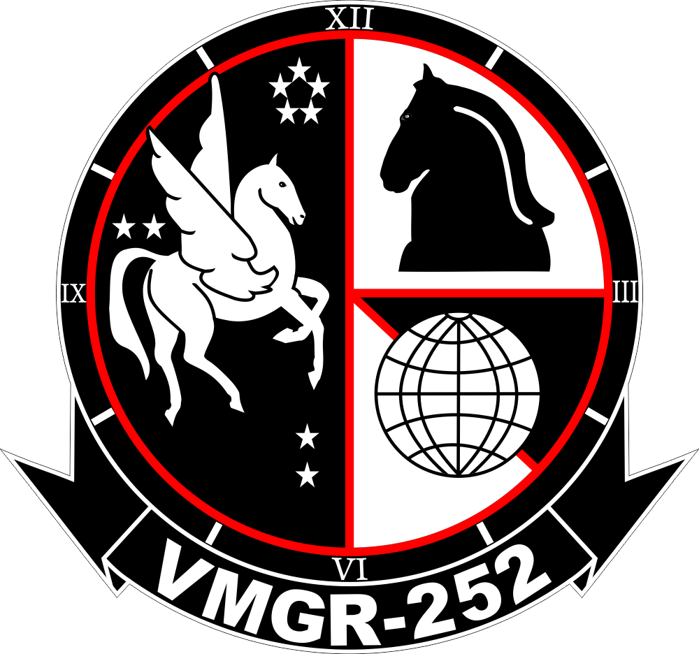 VMGR-252 Marine Aerial Refueler Transport Squadron Decal