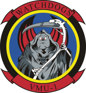 VMU-1 Marine Unmanned Aerial Vehicle Squadron 1 Decal