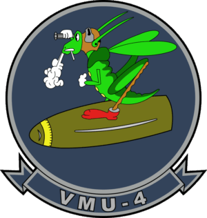 VMU-4 Marine Unmanned Aerial Vehicle Squadron Decal