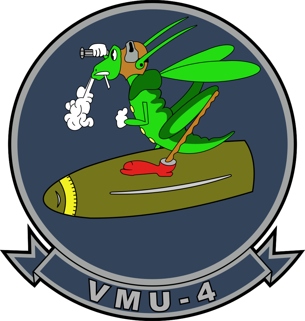 VMU-4 Marine Unmanned Aerial Vehicle Squadron Decal