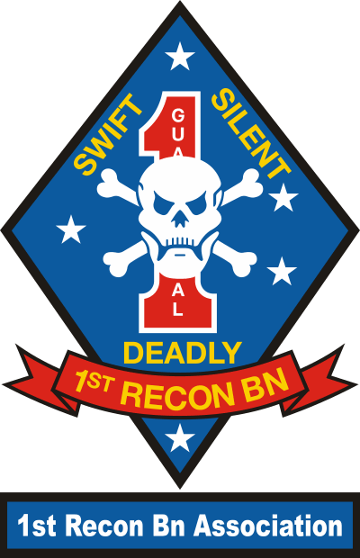1st Marine Recon Battalion Association Decal