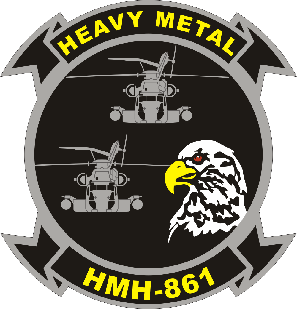 HMH-861 Marine Heavy Helicopter Squadron Decal