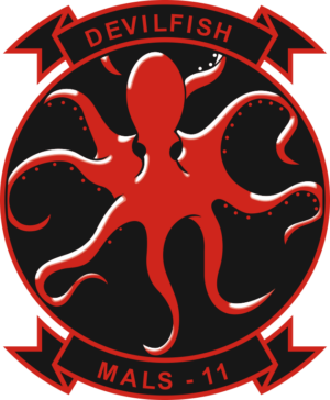 MALS-11 Marine Aviation Logistics Squadron 11 Decal