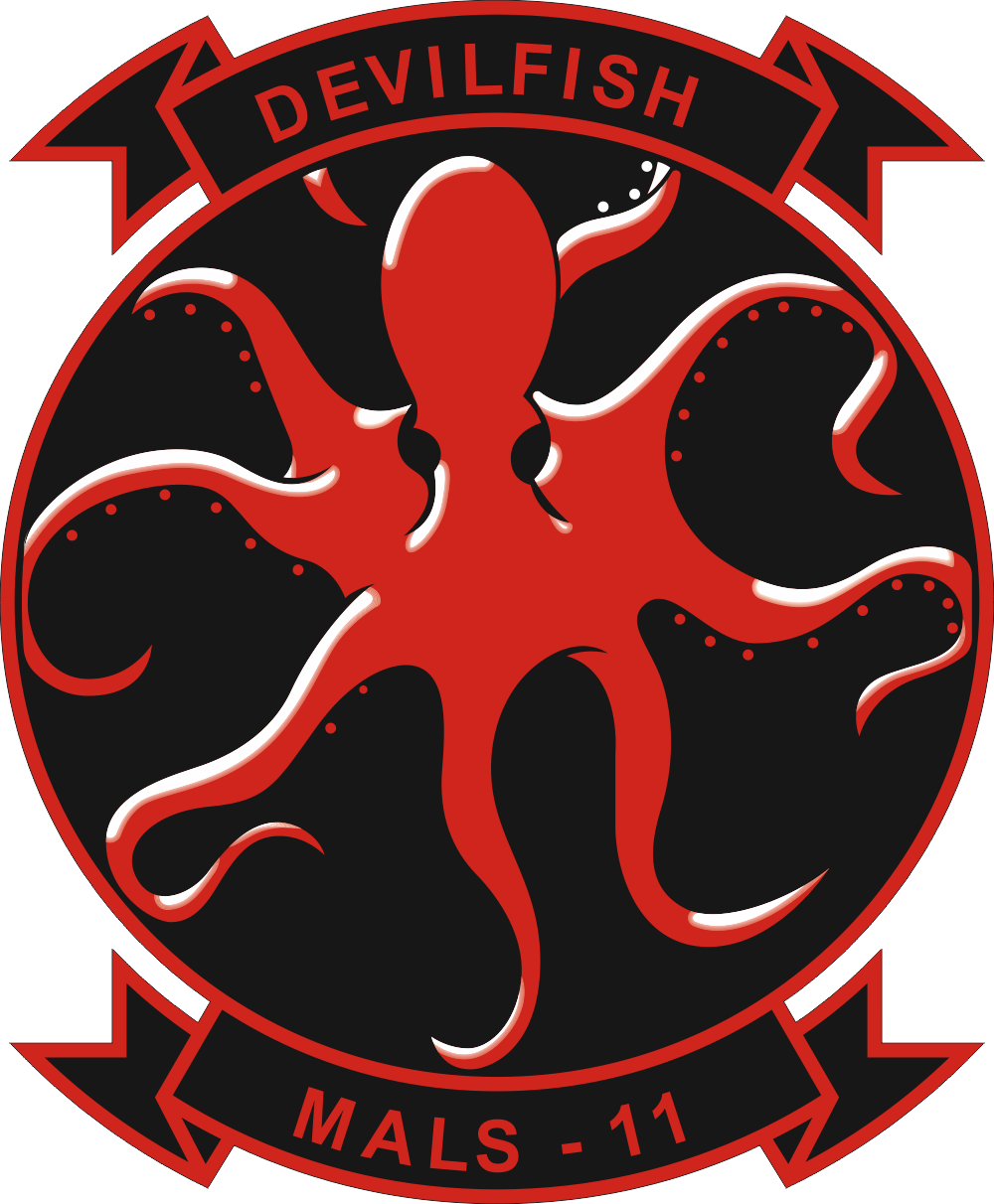 MALS-11 Marine Aviation Logistics Squadron 11 Decal
