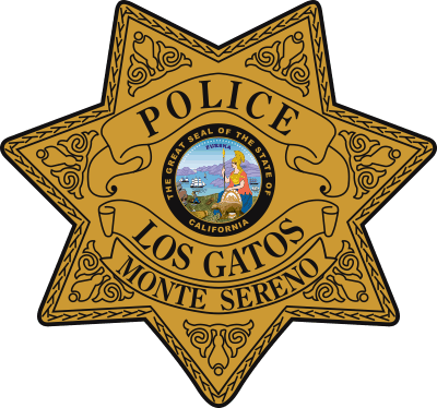 Los Gatos-Monte Sereno Police Star Decal